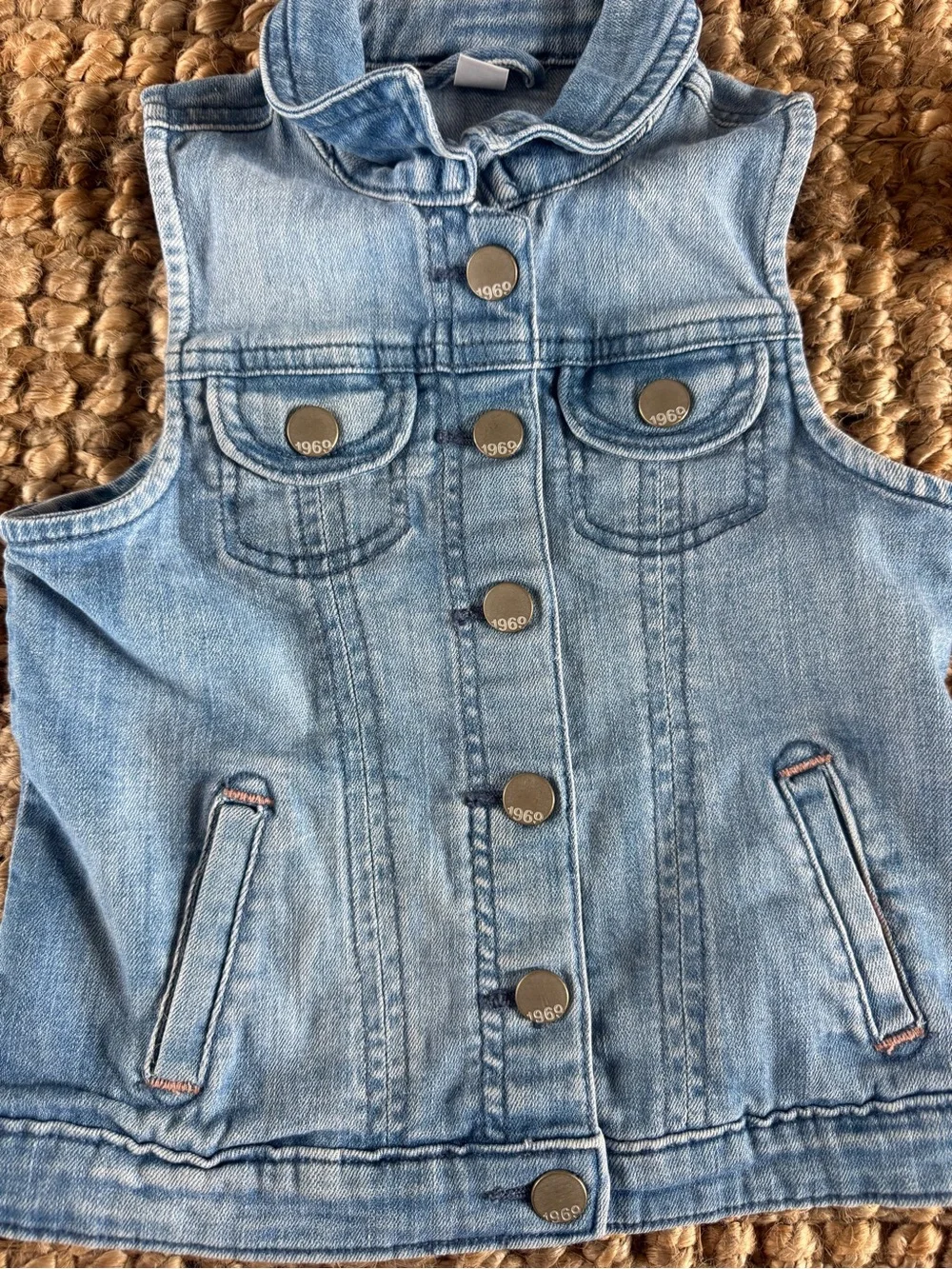 GAP sleeveless denim